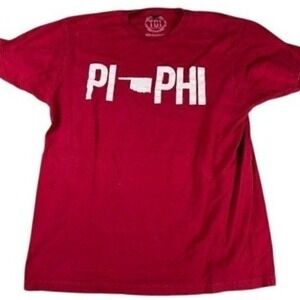 PI PHI Women's L Oklahoma State Greek Sorority College  Casual T-Shirt